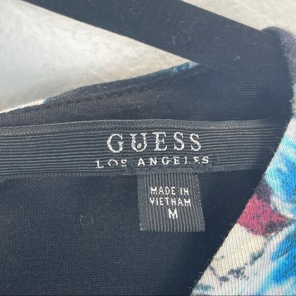 Guess Blue Daisy Bow Back Mini Dress - Picture 2 of 13